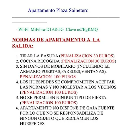 Lägenhet Plaza Sainetero